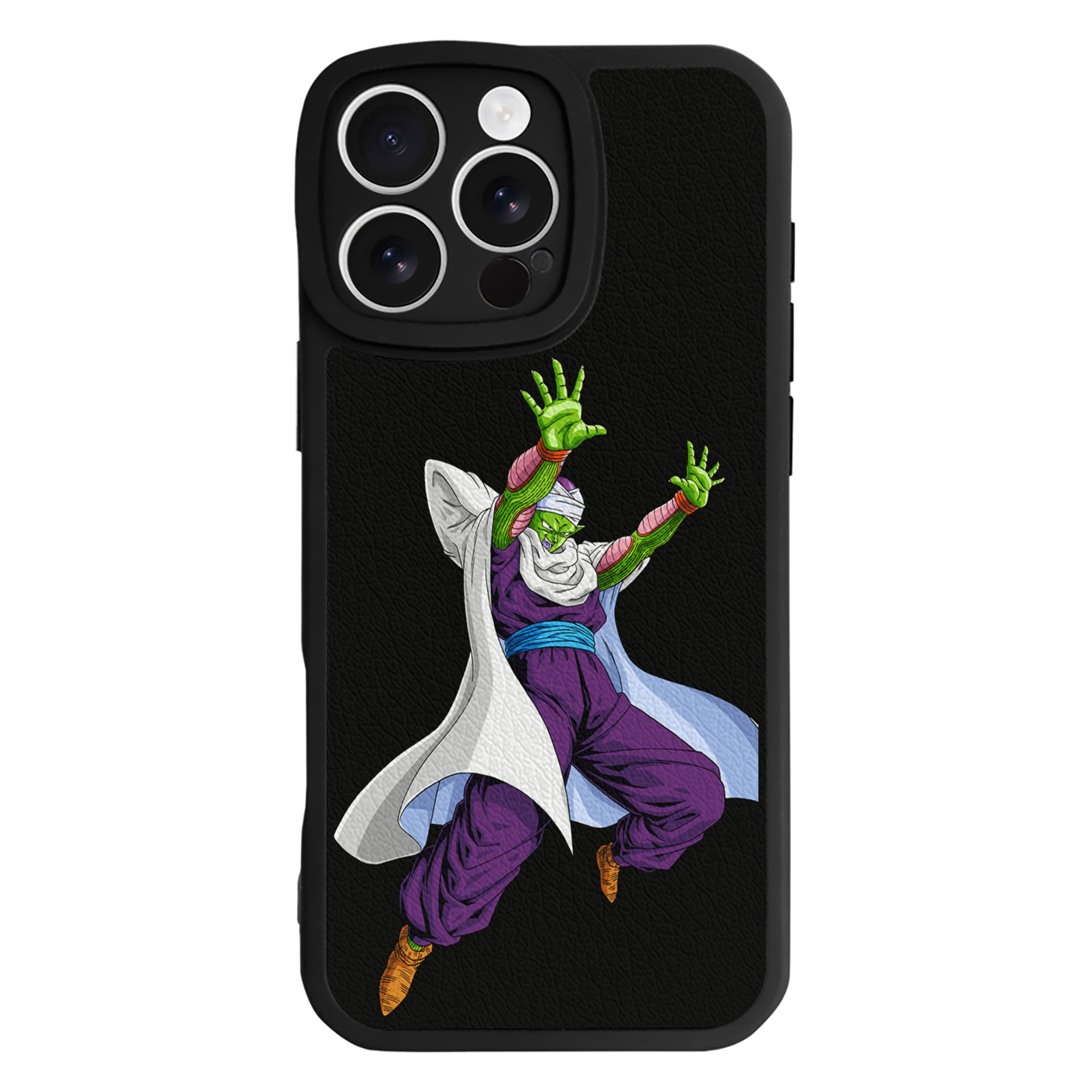 （画像用） ドラゴンボール ピッコロ DRAGON BALL Piccolo 【iPhone 16シリーズ対応】シリコンスマホケース（レザー調） 材質：シリコン